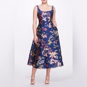NWT Marchesa Notte A Line Floral Cocktail Dress 2